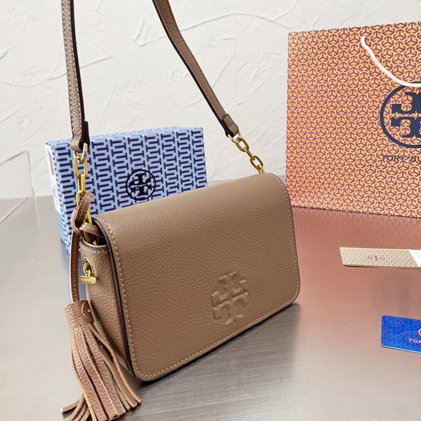vivian美國代購✨正品  Tory Burch 流蘇包 女生小方包 TB 女包 牛皮真皮 側背包 斜背包 相機包-細節圖5