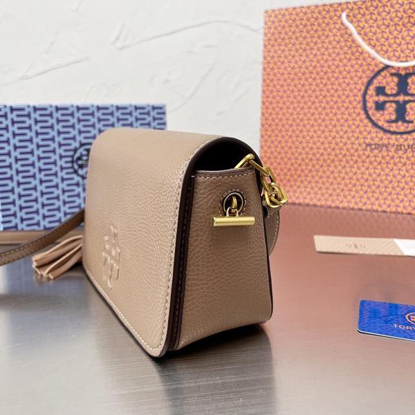 vivian美國代購✨正品  Tory Burch 流蘇包 女生小方包 TB 女包 牛皮真皮 側背包 斜背包 相機包-細節圖6