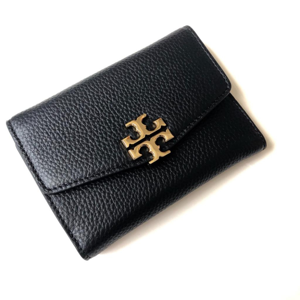 vivian美國代購✨正品 Tory Burch  女生中夾 女生短夾 tb 三折錢包 牛皮 錢包 零錢包 中短夾-細節圖2