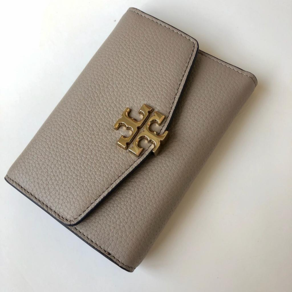 vivian美國代購✨正品 Tory Burch  女生中夾 女生短夾 tb 三折錢包 牛皮 錢包 零錢包 中短夾-細節圖4