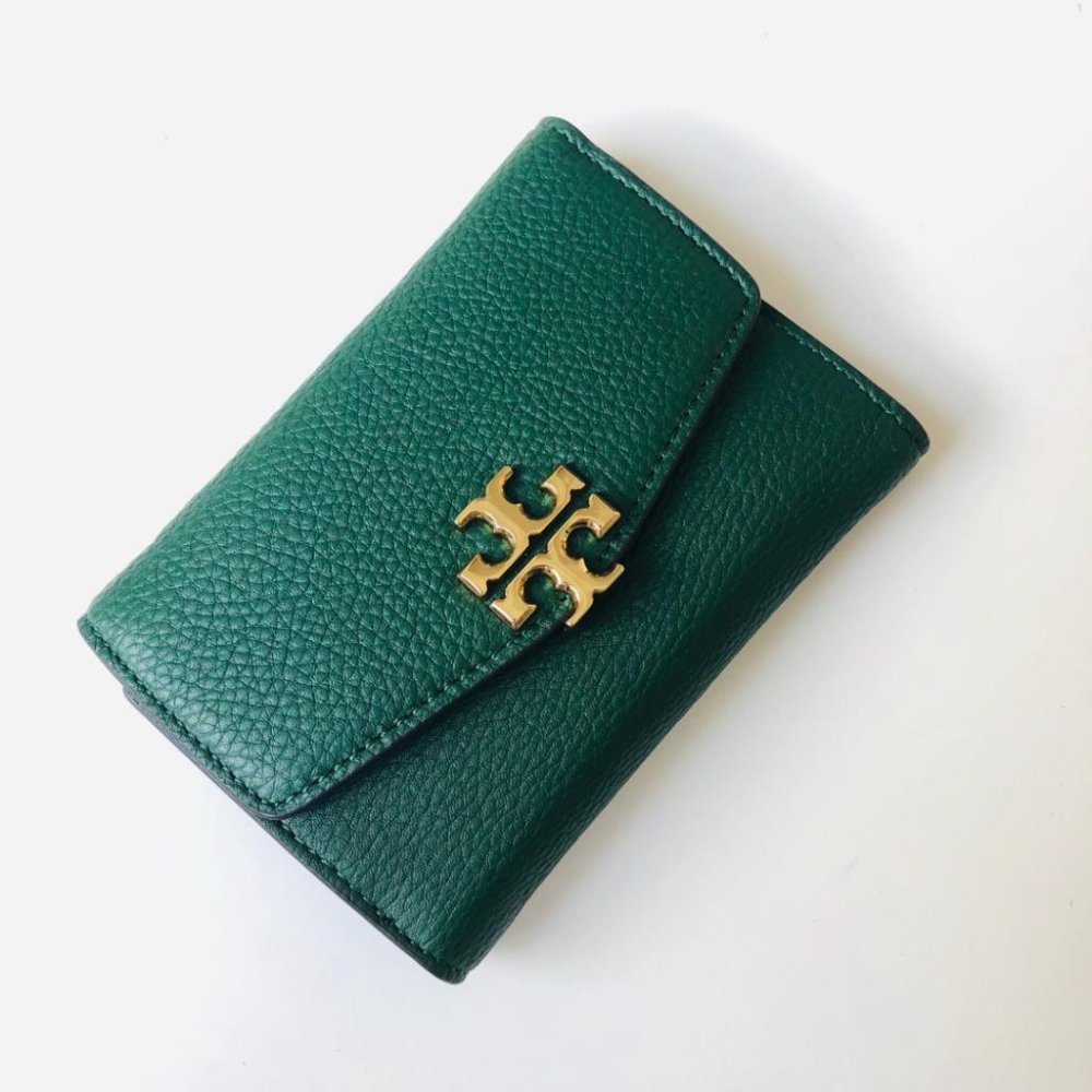 vivian美國代購✨正品 Tory Burch  女生中夾 女生短夾 tb 三折錢包 牛皮 錢包 零錢包 中短夾-細節圖5