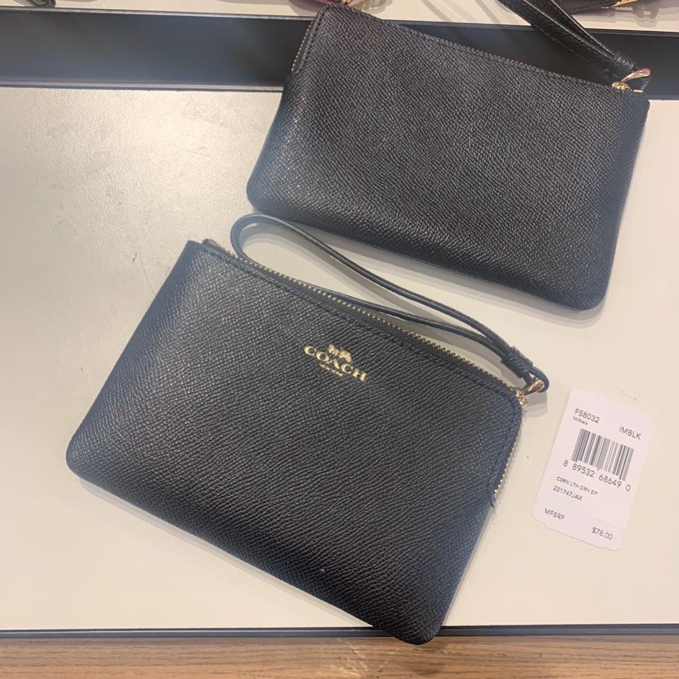 vivian美國代購✨正品 coach 女錢包 女士手腕包 零錢包 女生零錢包 拉鏈錢包鑰匙包 女夾手抓包 小錢包-細節圖2