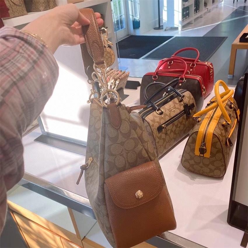 vivian美國代購✨正品 coach 女生牛皮水桶包 PENNIE單肩包 手提包 c1523 女生包包-細節圖8