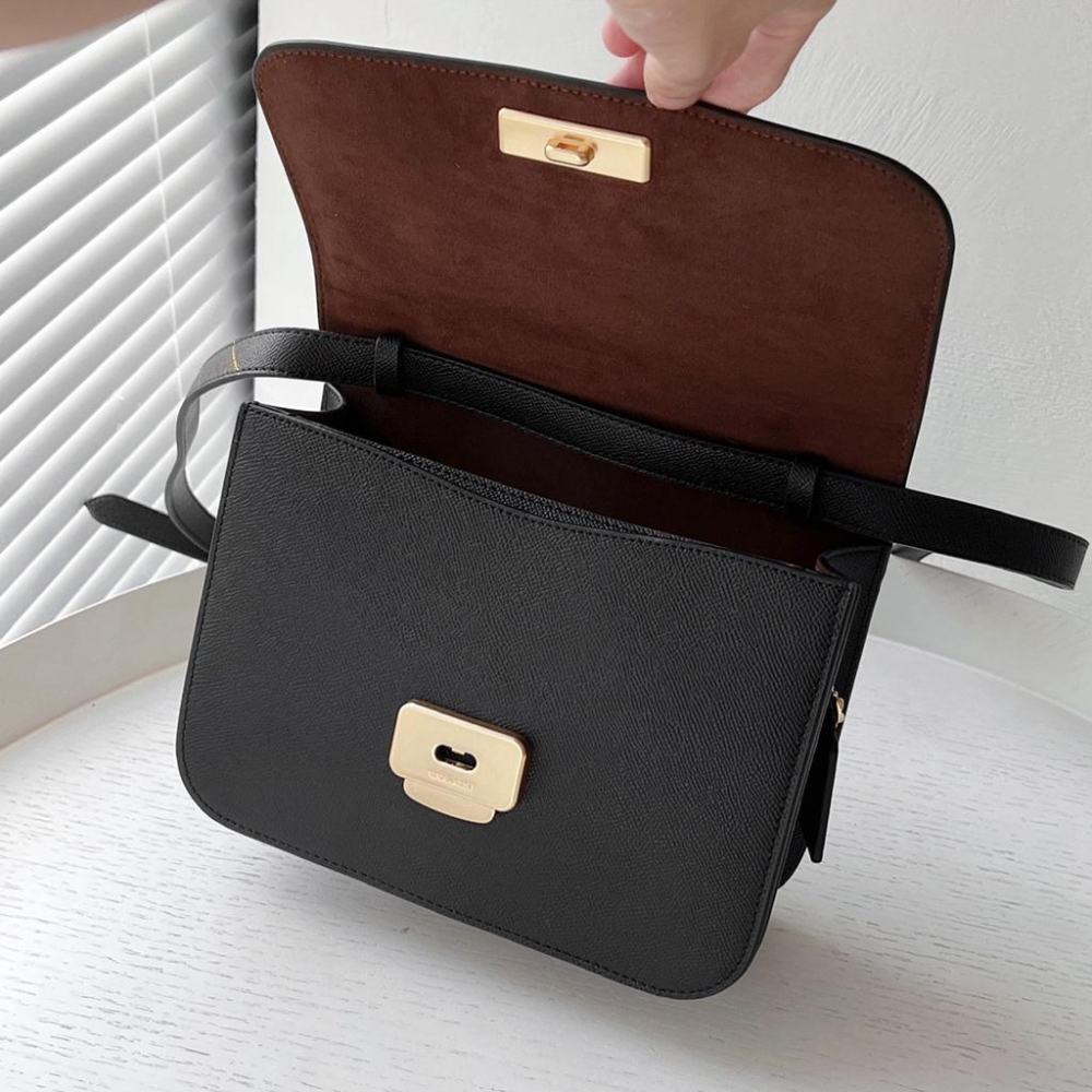 vivian美國代購✨正品 coach 女生單肩包 郵差包 BRYNN 斜挎包 側背包 c5633/5632 女生包包-細節圖9