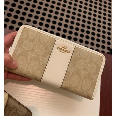 vivian美國代購✨正品 coach 女士皮夾 長夾 手拿包 錢包 F57715 F54022 女生長夾 女用錢包-細節圖7
