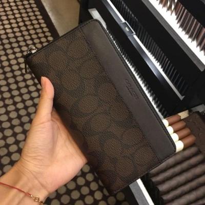 vivian美國代購✨正品 coach 男款長夾 手拿包 錢包 男生皮夾 男生長夾 F74597 男生錢包 男用長夾-細節圖7