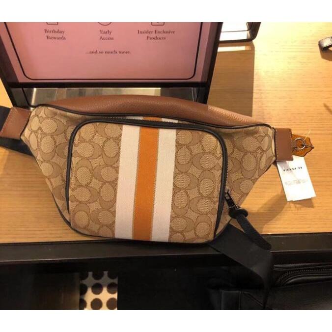 vivian美國代購✨正品 coach 男生包包 Thompson 男包 胸包 腰包 斜挎包 C5386-細節圖5