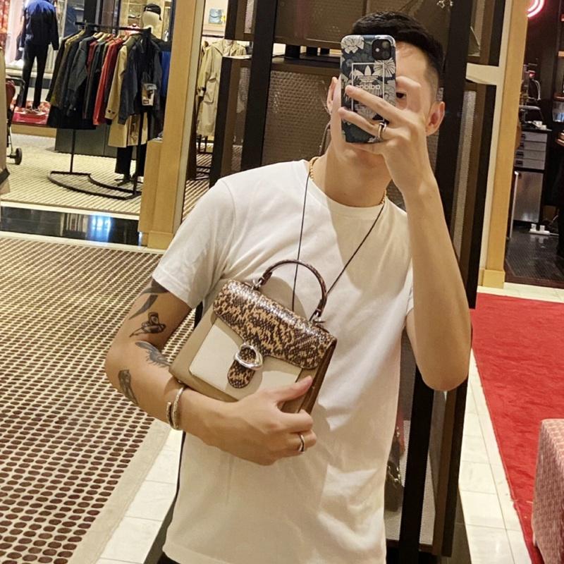 vivian美國代購✨正品 coach 女士tabby 手提包 酒神包 真牛皮女包 單肩包 斜挎包 女生包包-細節圖4