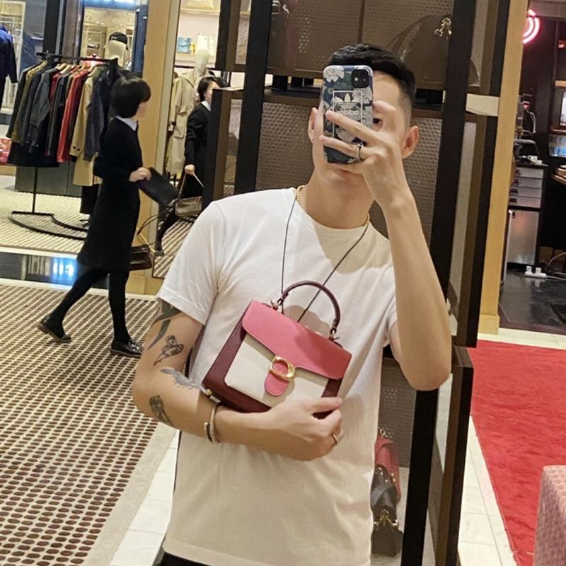 vivian美國代購✨正品 coach 女士tabby 手提包 酒神包 真牛皮女包 單肩包 斜挎包 女生包包-細節圖6