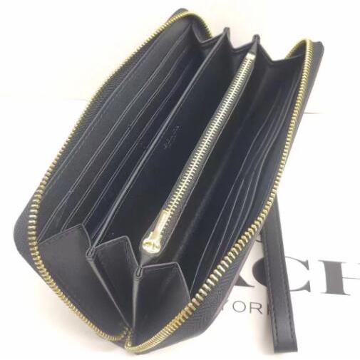 vivian美國代購✨正品 coach 女生錢包 新款拉鏈長夾 手提 手腕包 C4452 女生長夾 女用錢包-細節圖8