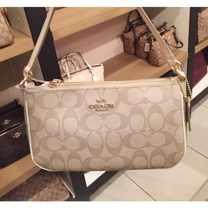 vivian美國代購✨正品 coach 女士麻將包 新款老虎斜挎包 側背包 小方包 F691 C7699 女生包包-細節圖4