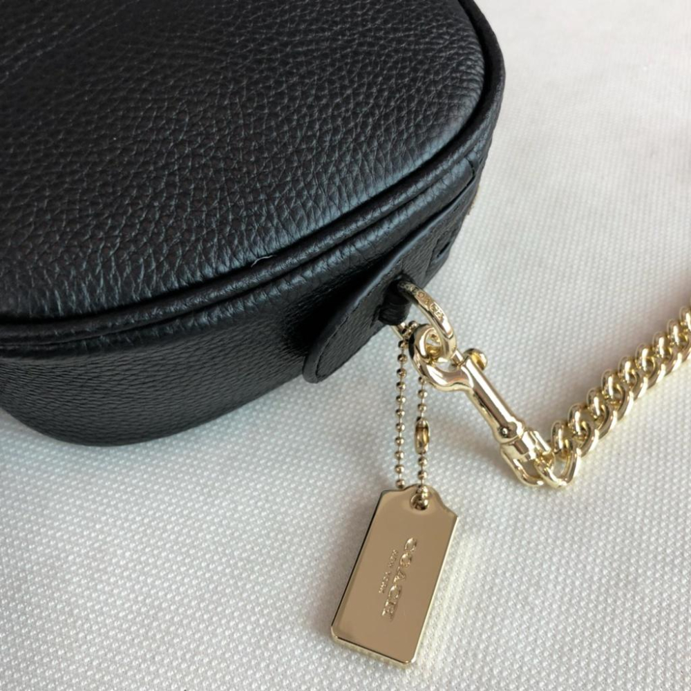 vivian美國代購✨正品 coach 女士單層鏈條包 相機包 小方包 女生包包 側背包 單肩包 斜挎包 斜背包-細節圖3