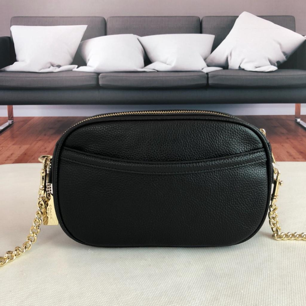 vivian美國代購✨正品 coach 女士單層鏈條包 相機包 小方包 女生包包 側背包 單肩包 斜挎包 斜背包-細節圖4