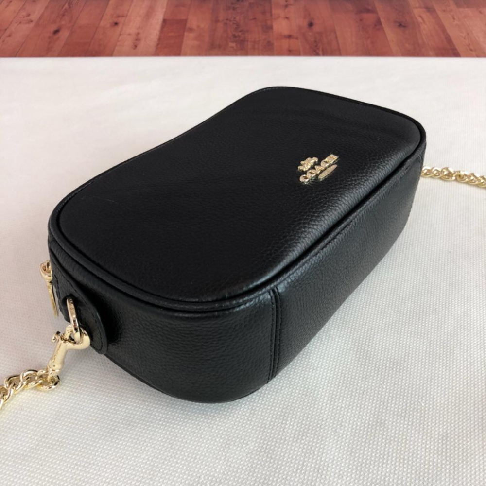 vivian美國代購✨正品 coach 女士單層鏈條包 相機包 小方包 女生包包 側背包 單肩包 斜挎包 斜背包-細節圖5