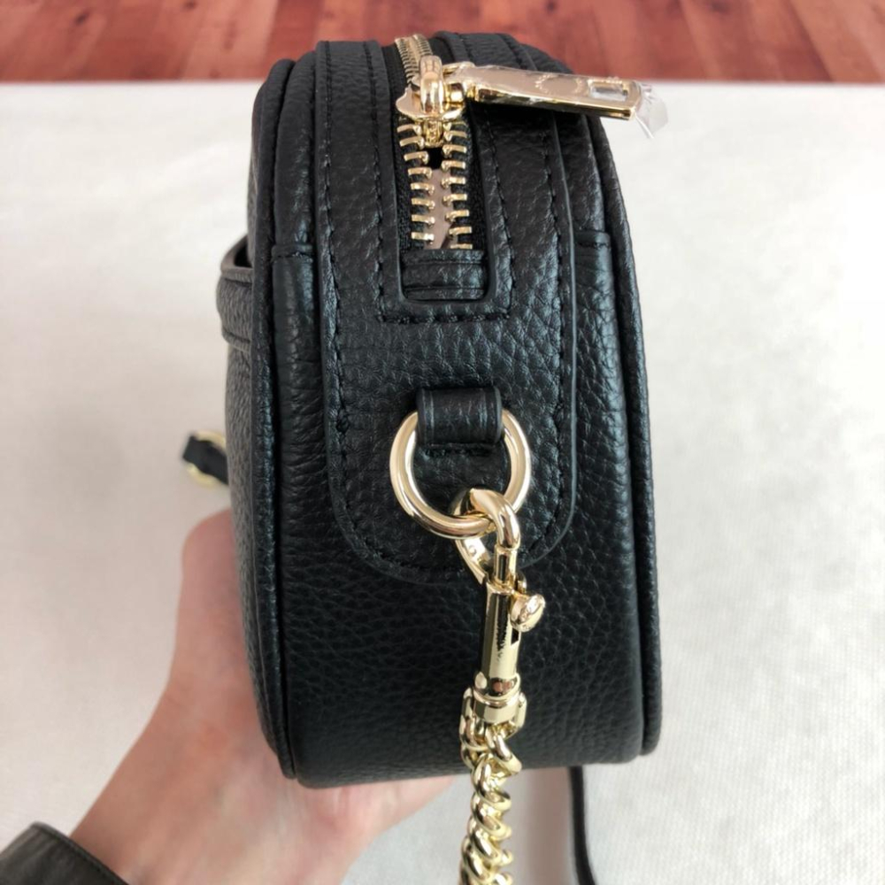 vivian美國代購✨正品 coach 女士單層鏈條包 相機包 小方包 女生包包 側背包 單肩包 斜挎包 斜背包-細節圖9