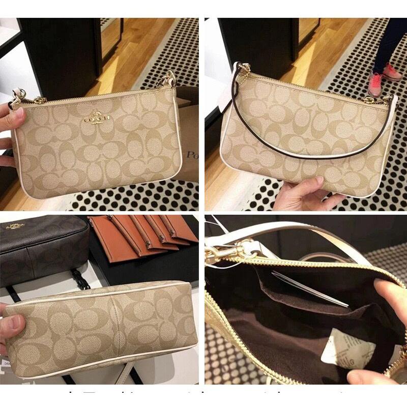 vivian美國代購✨正品 F36674 新款女生包包 coach 麻將包 側背包 小方包 小包 女士單肩斜跨包-細節圖3