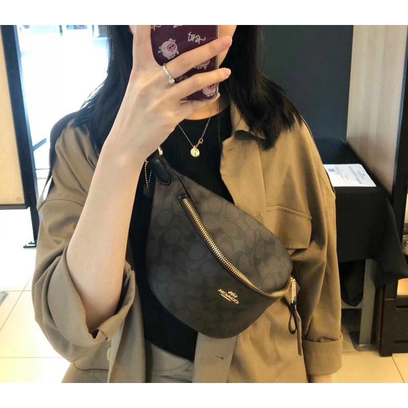 vivian美國代購✨正品 coach 腰包 胸包 經典百搭單肩包 男女通用斜挎包 側背包 48740/48741-細節圖3