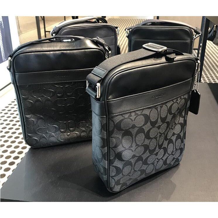 vivian美國代購✨正品 coach 男生包包 男士肩背包 斜挎包 側背包 單肩包 斜背包 71764-細節圖5