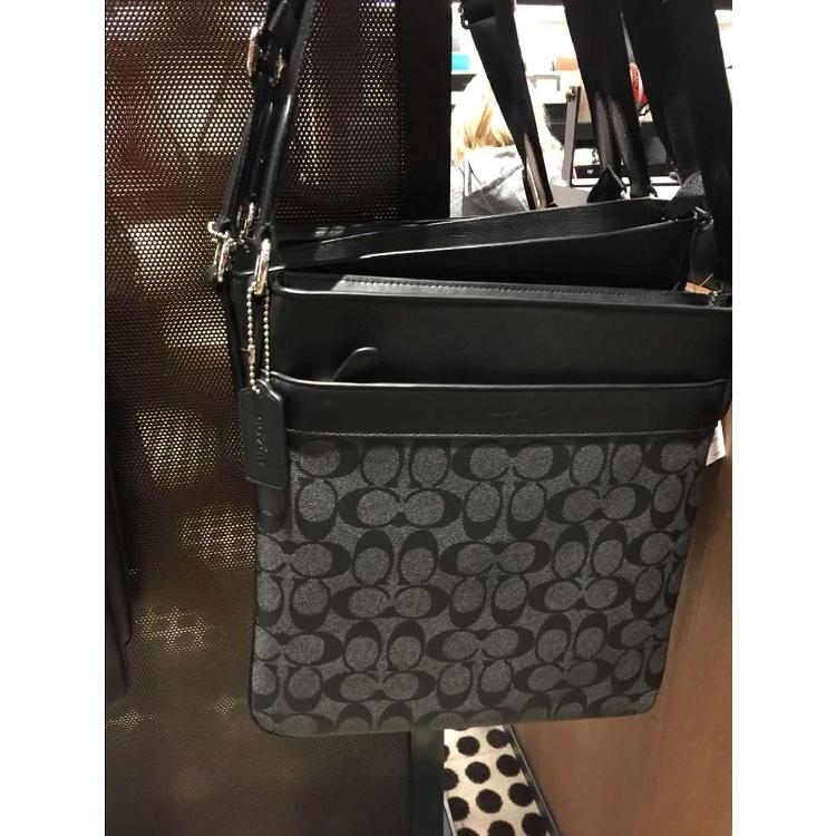 vivian美國代購✨正品 coach 男生包包 男士肩背包 斜挎包 側背包 單肩包 斜背包 71764-細節圖8