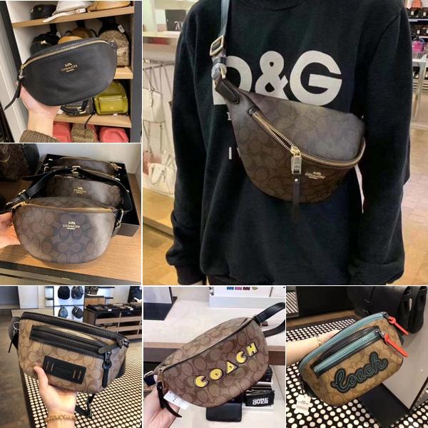 vivian美國代購✨正品 coach 腰包 胸包 休閒單肩包 斜挎包 F48740 F78777-細節圖3