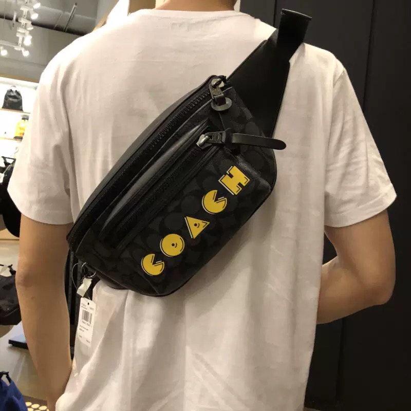 vivian美國代購✨正品 coach 腰包 胸包 休閒單肩包 斜挎包 F48740 F78777-細節圖4