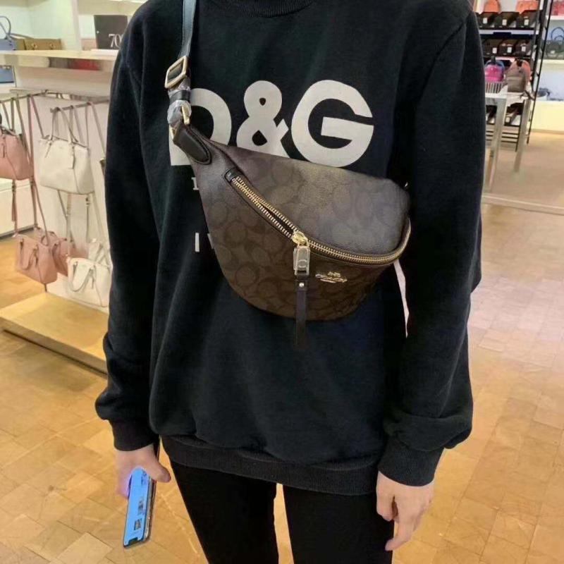 vivian美國代購✨正品 coach 腰包 胸包 休閒單肩包 斜挎包 F48740 F78777-細節圖5