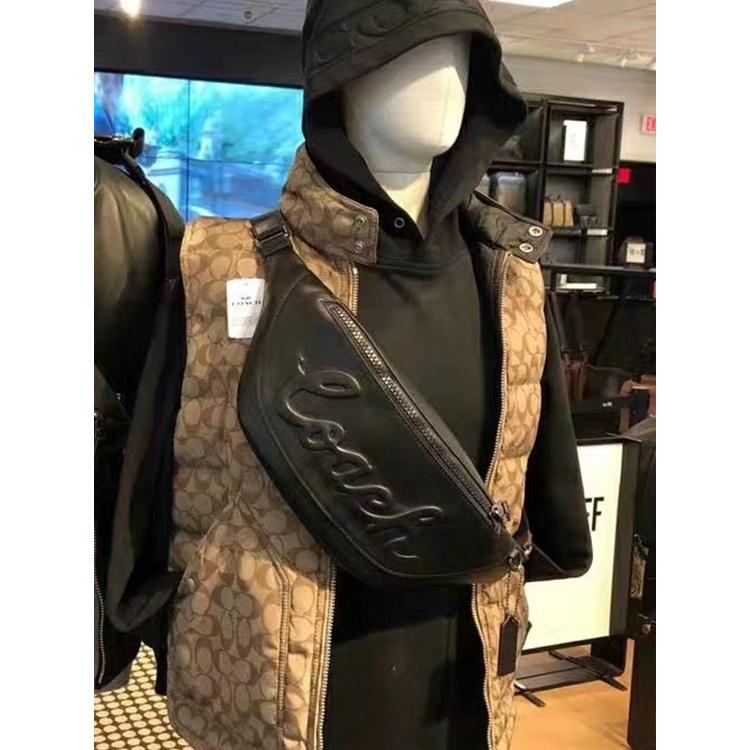 vivian美國代購✨正品 coach 腰包 胸包 休閒單肩包 斜挎包 F48740 F78777-細節圖7