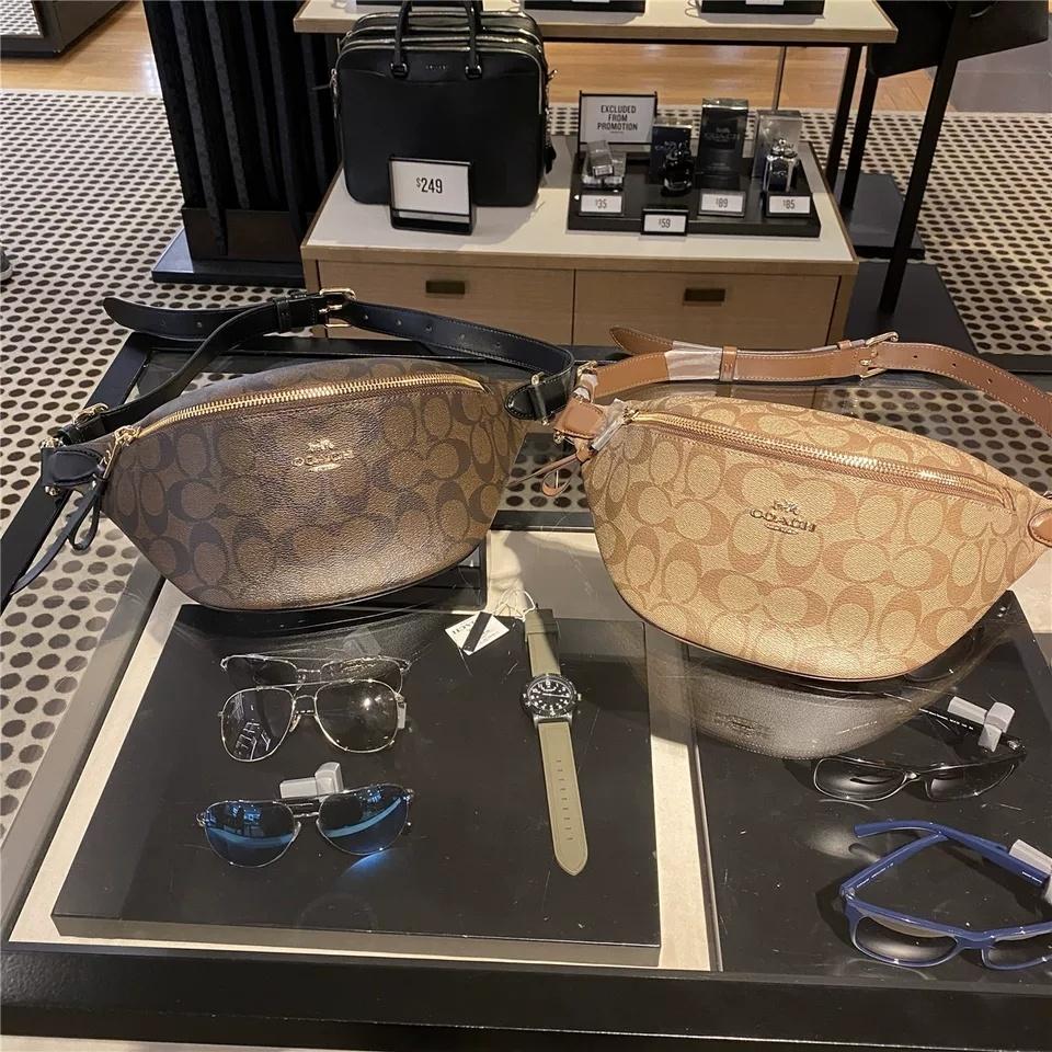 vivian美國代購✨正品 coach 腰包 胸包 休閒單肩包 斜挎包 F48740 F78777-細節圖8