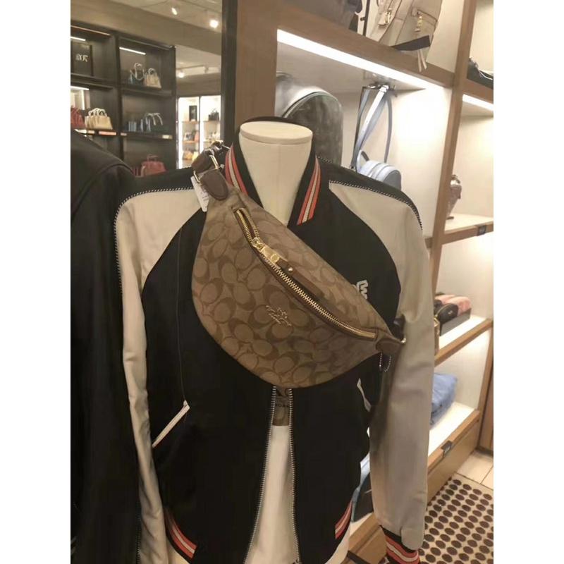 vivian美國代購✨正品 coach 腰包 胸包 休閒單肩包 斜挎包 F48740 F78777-細節圖9