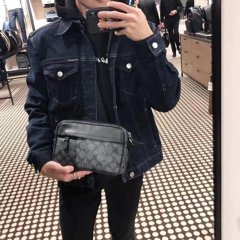 vivian美國代購✨正品 coach 相機包 小方包 單肩側背包 斜挎包 F50715 F89917 附購證禮品袋-細節圖4