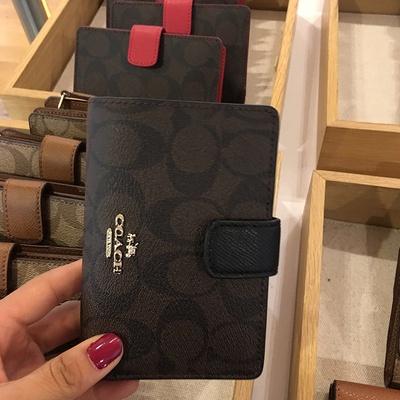 vivian美國代購✨正品 coach 女士皮夾 短夾 錢包 零錢包 F59972 F53562 女生短夾 女生錢包-細節圖7