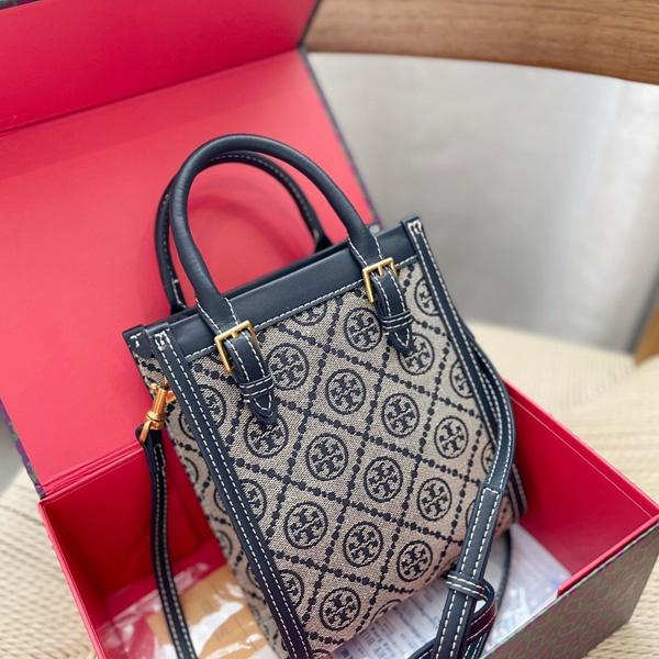 vivian美國代購✨正品 Tory Burch 女士帆布小手提包 琴譜包 TB 風琴包 側背包 單肩包 斜背包 肩背包-細節圖5