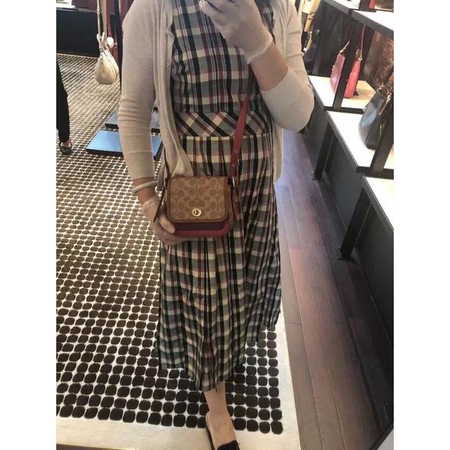 vivian美國代購✨正品 coach 女士馬鞍包 小豬包 Saddle 側背包 附購證禮品袋 女生包包-細節圖4