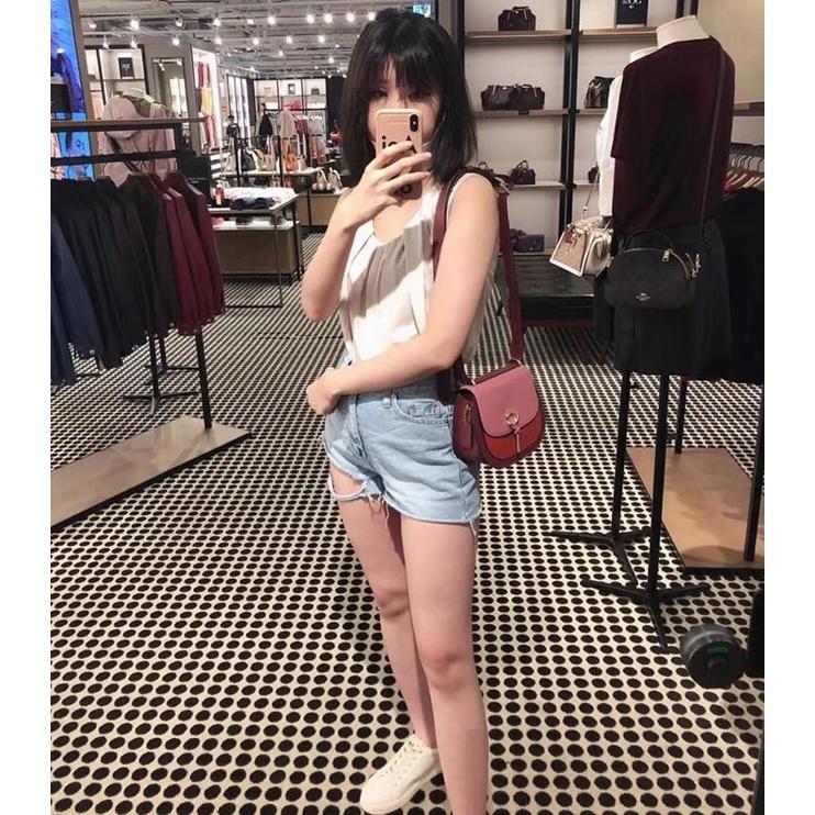 vivian美國代購✨正品 coach 女士馬鞍包 小豬包 Saddle 側背包 附購證禮品袋 女生包包-細節圖9