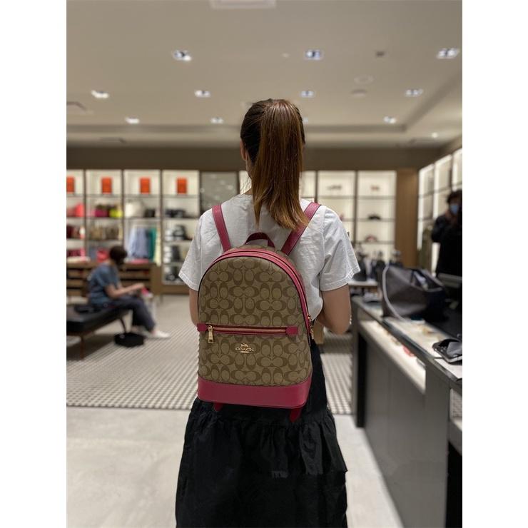 vivian美國代購✨正品 coach 女士雙肩包 Kenley 後背包 書包 C5679-細節圖3