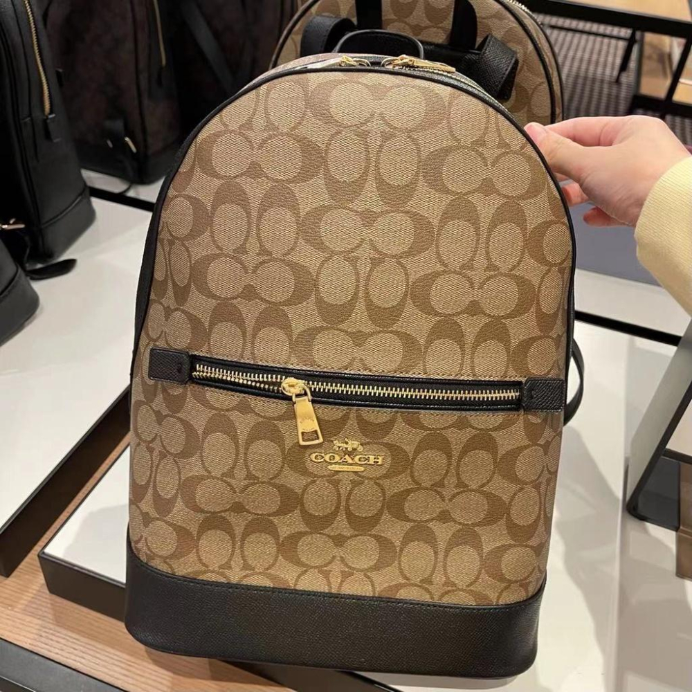 vivian美國代購✨正品 coach 女士雙肩包 Kenley 後背包 書包 C5679-細節圖4