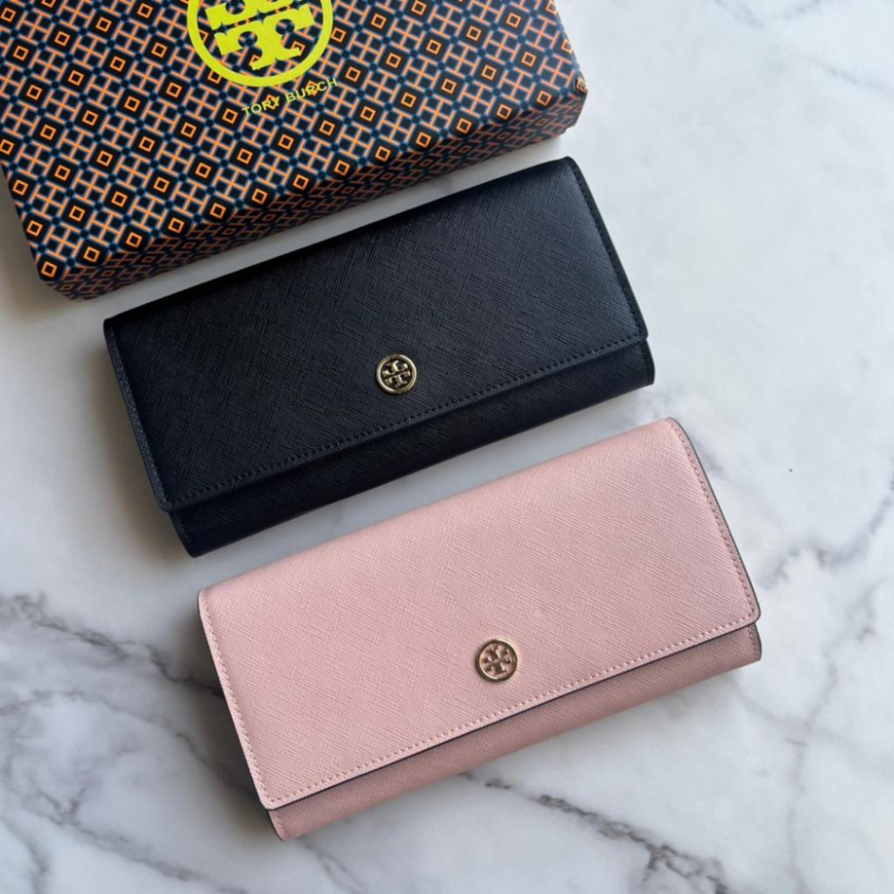 vivian美國代購✨正品 Tory Burch  牛皮 女生錢包 TB 手拿包 女士皮夾 女生長夾 長皮夾 女長夾-細節圖2