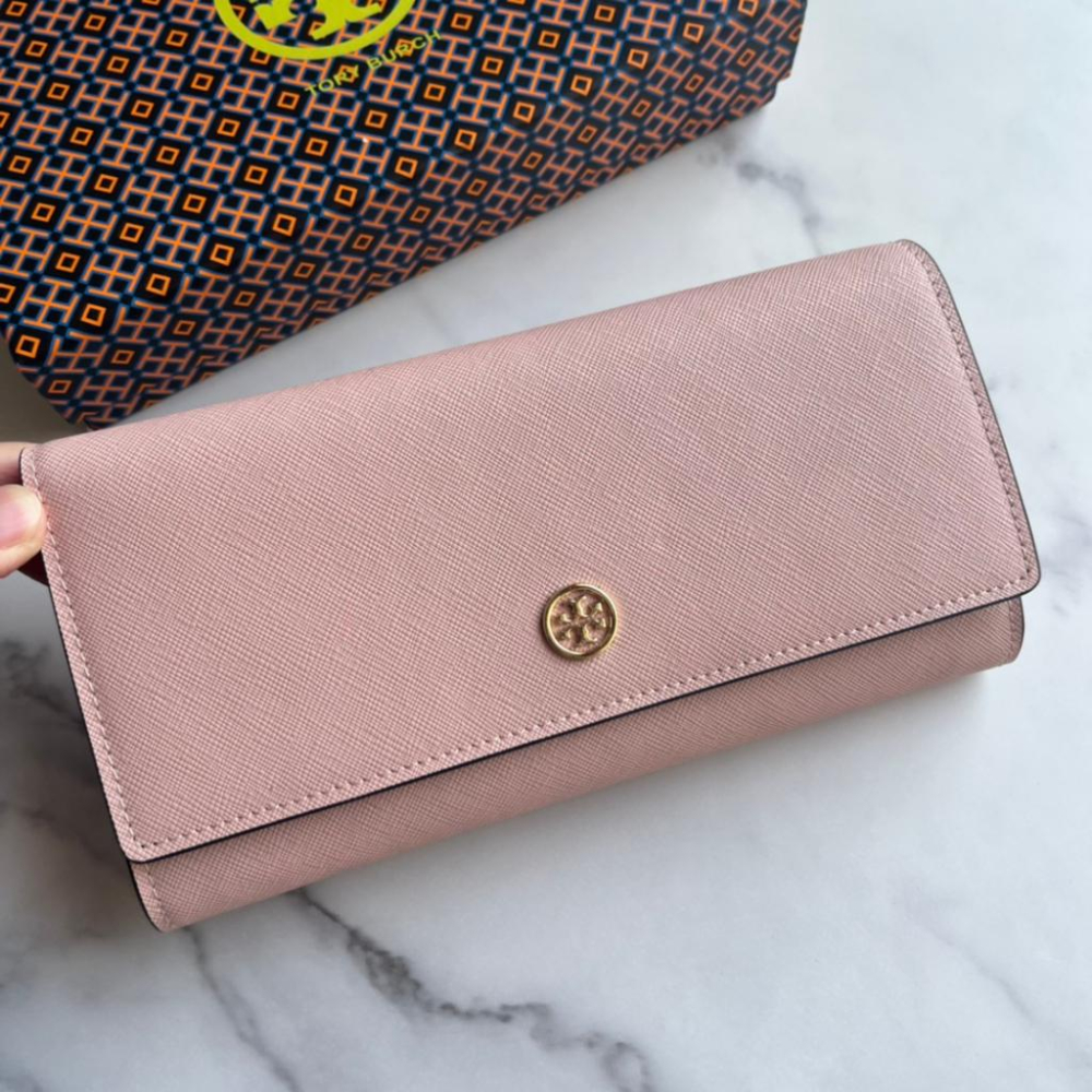 vivian美國代購✨正品 Tory Burch  牛皮 女生錢包 TB 手拿包 女士皮夾 女生長夾 長皮夾 女長夾-細節圖3