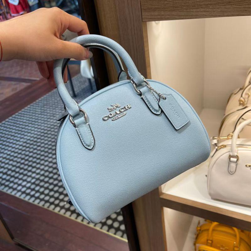 vivian美國代購✨正品 coach 女士新款饅頭包 手提小包 女生側背包 半月包 CA202 女生包包-細節圖7