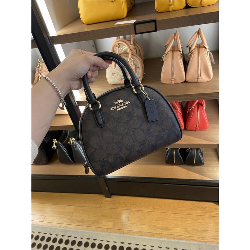 vivian美國代購✨正品 coach 女士新款饅頭包 手提小包 女生側背包 半月包 CA202 女生包包-細節圖8