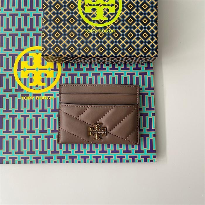 vivian美國代購✨正品 Tory Burch 新品 女士條紋真皮卡夾 TB 證件夾 卡片夾 工作夾 卡夾-細節圖4