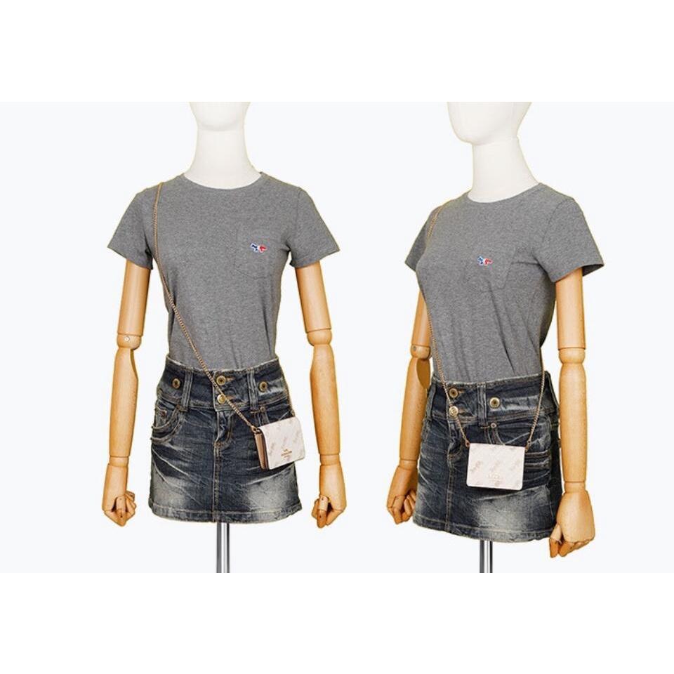 vivian美國代購✨正品 coach女士鏈條單肩包 mini斜挎包 錢夾 馬車印花logo側背包 c4477 女生包包-細節圖5