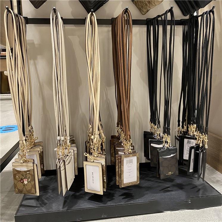 vivian美國代購✨正品 coach 吊繩掛脖卡包 證件牌 工作證 ID牌 工牌-細節圖2