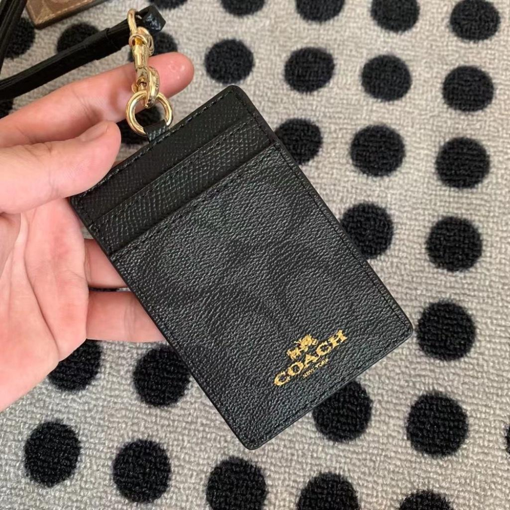vivian美國代購✨正品 coach 吊繩掛脖卡包 證件牌 工作證 ID牌 工牌-細節圖7