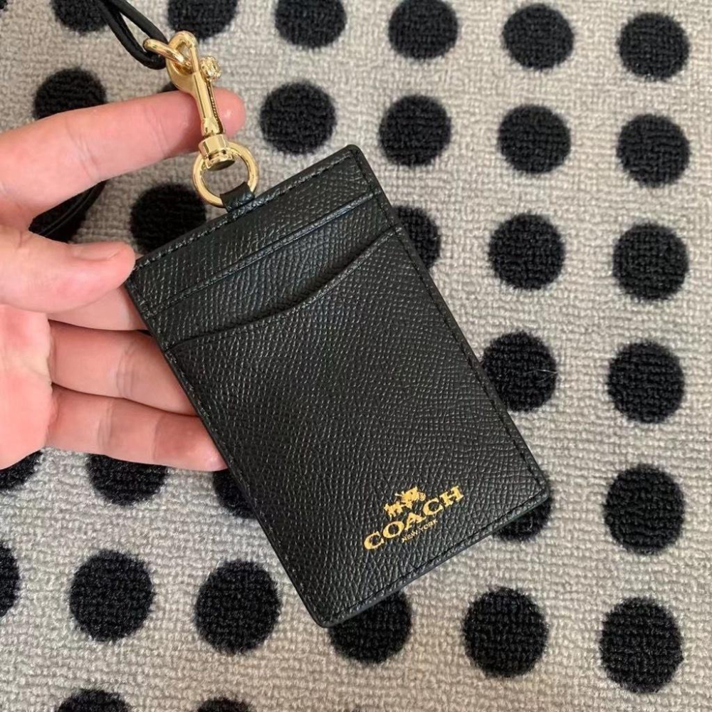 vivian美國代購✨正品 coach 吊繩掛脖卡包 證件牌 工作證 ID牌 工牌-細節圖8