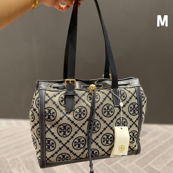 vivian美國代購✨正品 Tory Burch  女士抽繩托特包 手提包 TB 購物袋 媽咪包 單肩包 斜挎包 女包-細節圖2