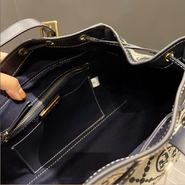 vivian美國代購✨正品 Tory Burch  女士抽繩托特包 手提包 TB 購物袋 媽咪包 單肩包 斜挎包 女包-細節圖8