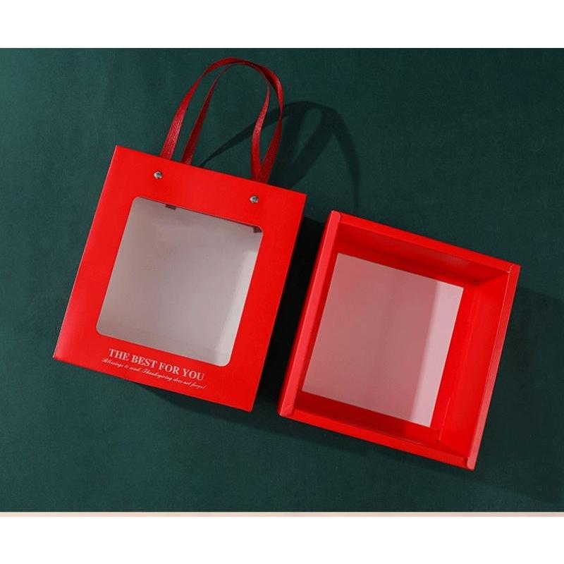 紅紙盒 空盒 抽屜禮盒 結婚 送禮 訂婚 交換禮物 吃茶禮 伴手禮 聖誕禮 伴娘伴郎 畢業 Mini生活館-細節圖6