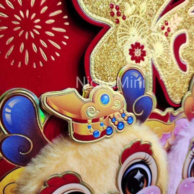 《台灣現貨》Mini生活館 2025福 絨布福貼 毛毛龍門貼 龍福 春聯 新年 過年 新居 入厝 開運 節慶佈置-細節圖7