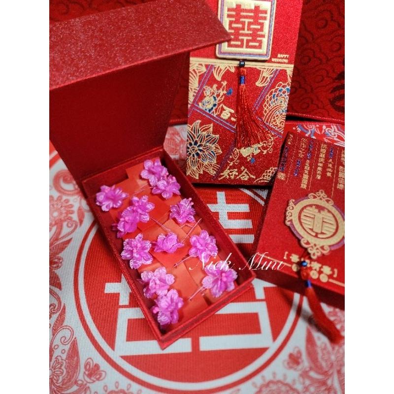 聘金盒 紅包袋 紅包盒 結婚 訂婚 婚禮 包裝盒 喜餅禮 總禮 父母禮 春仔花禮盒 中式 佈置 小禮 Mini生活館-細節圖6